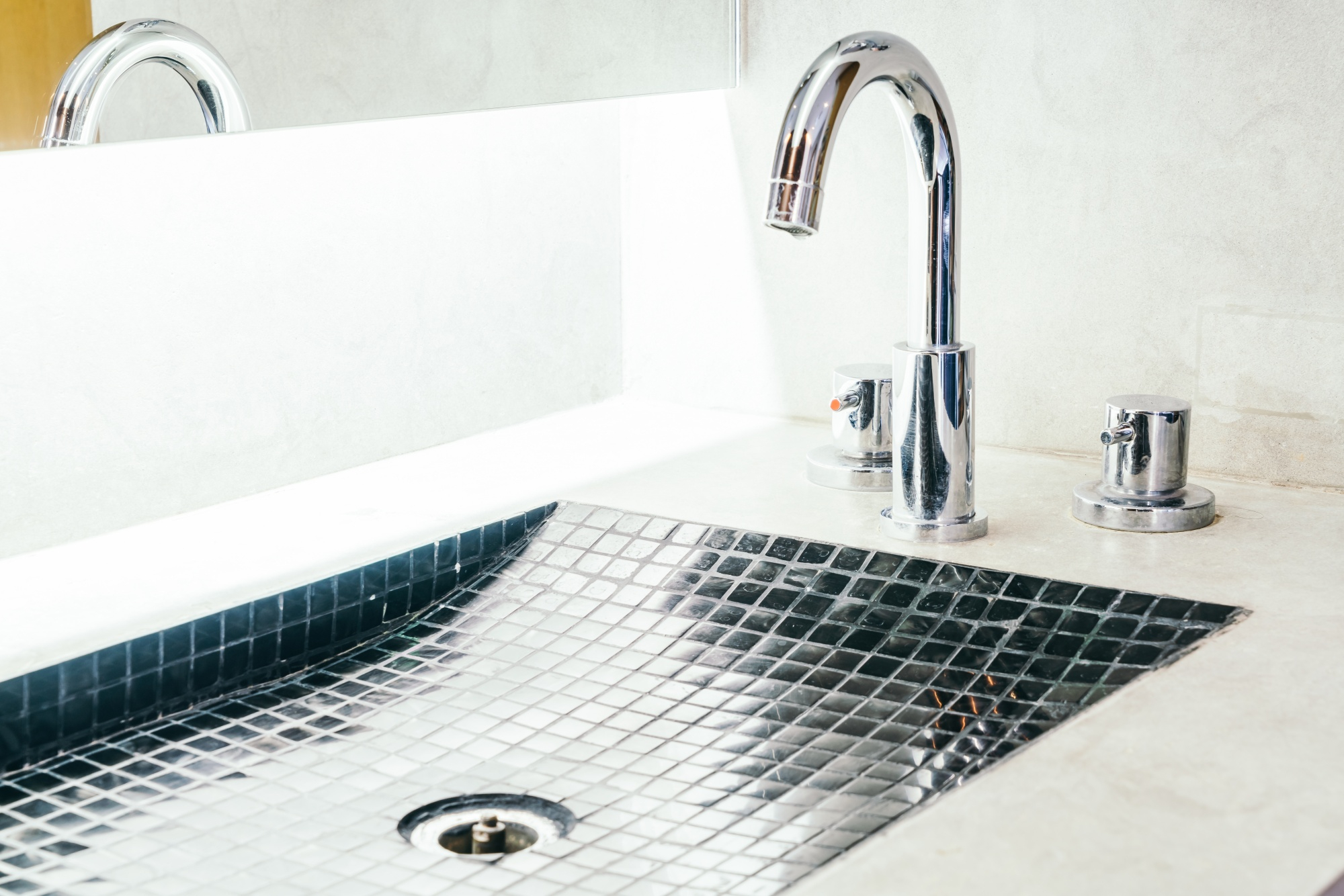 Bathroom drain cleaning