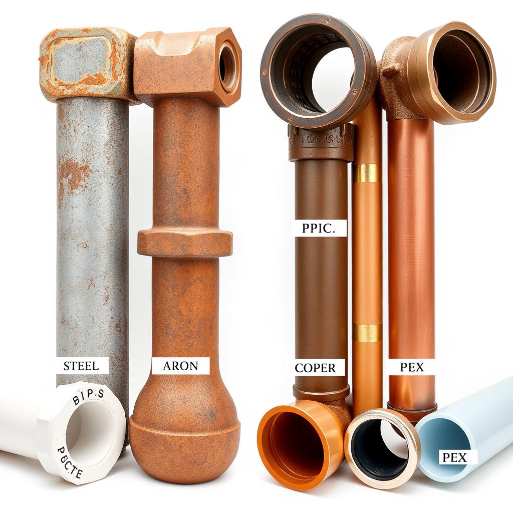 Comparison of different pipe materials used in Miami Beach plumbing