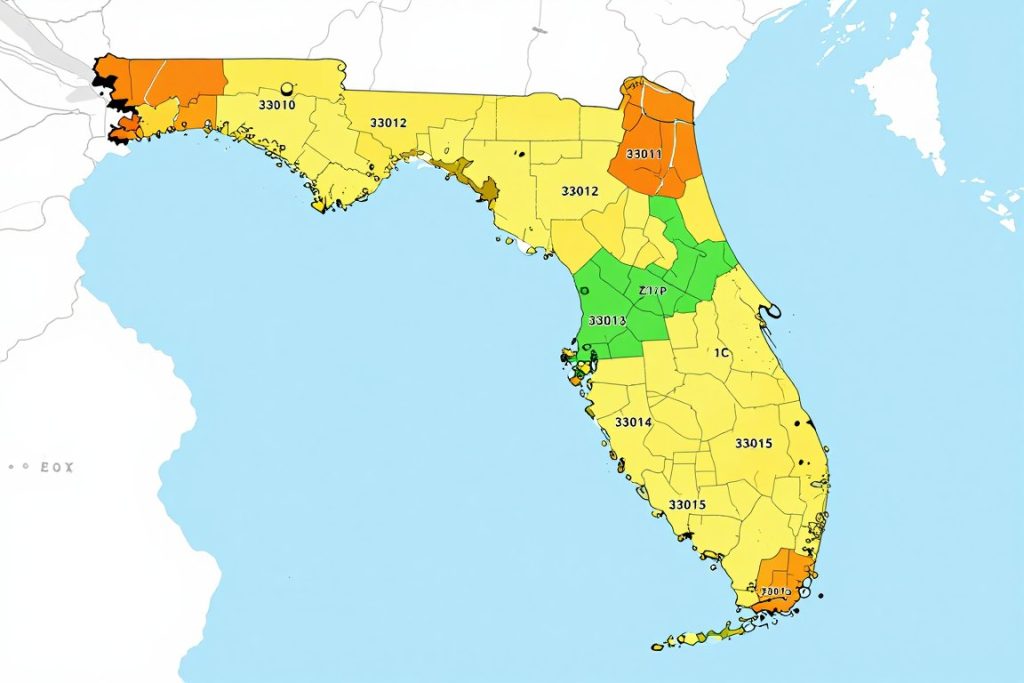 Hialeah neighborhood map showing drain cleaning service coverage areas