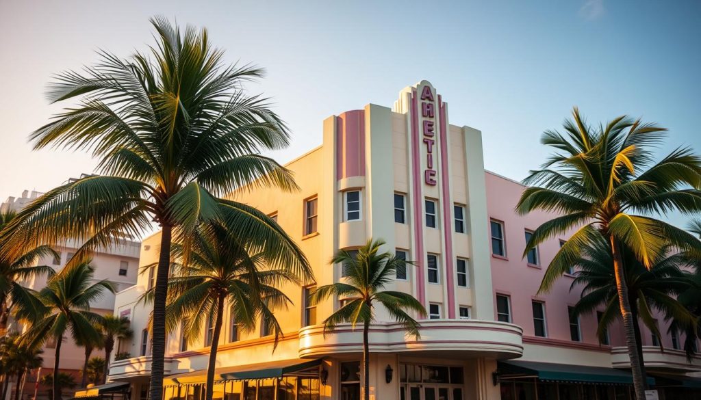 Historic Art Deco building in South Beach Miami Beach with plumbing challenges