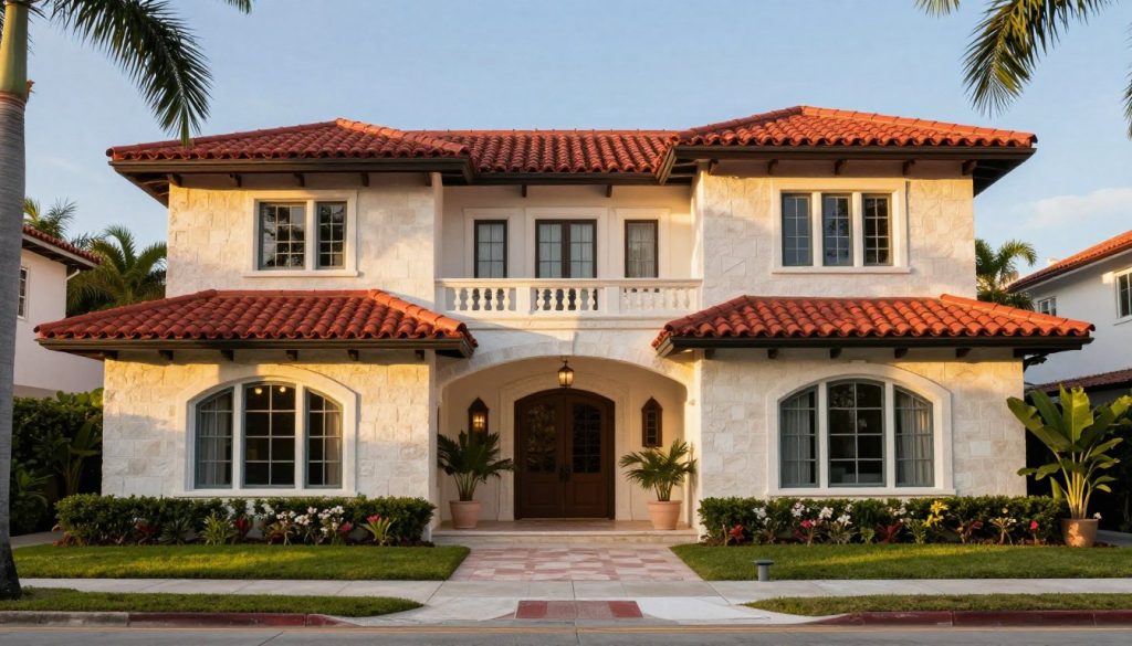Historic Mediterranean Revival home in Coral Gables FL with aging drain system