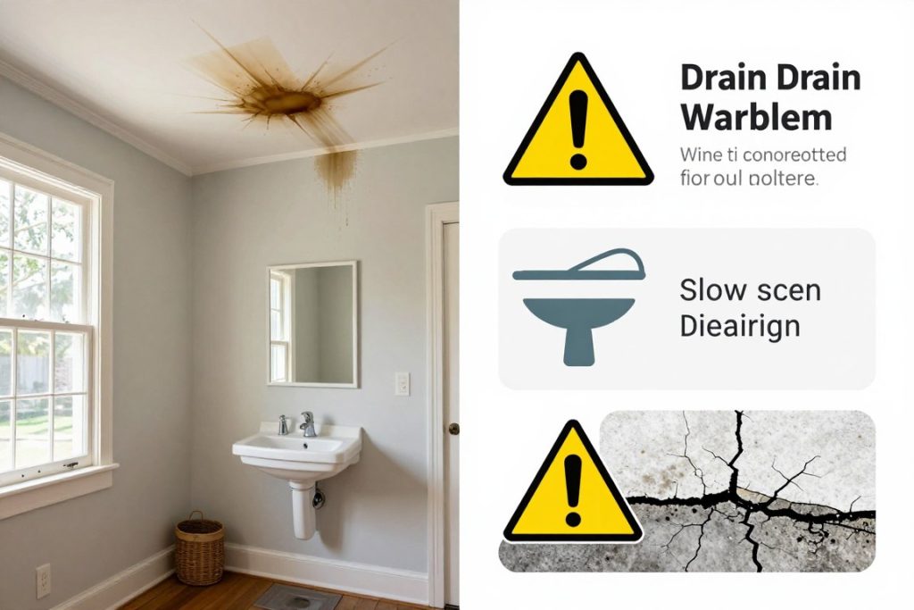 Warning signs of drain problems in old Mediterranean homes in Coral Gables